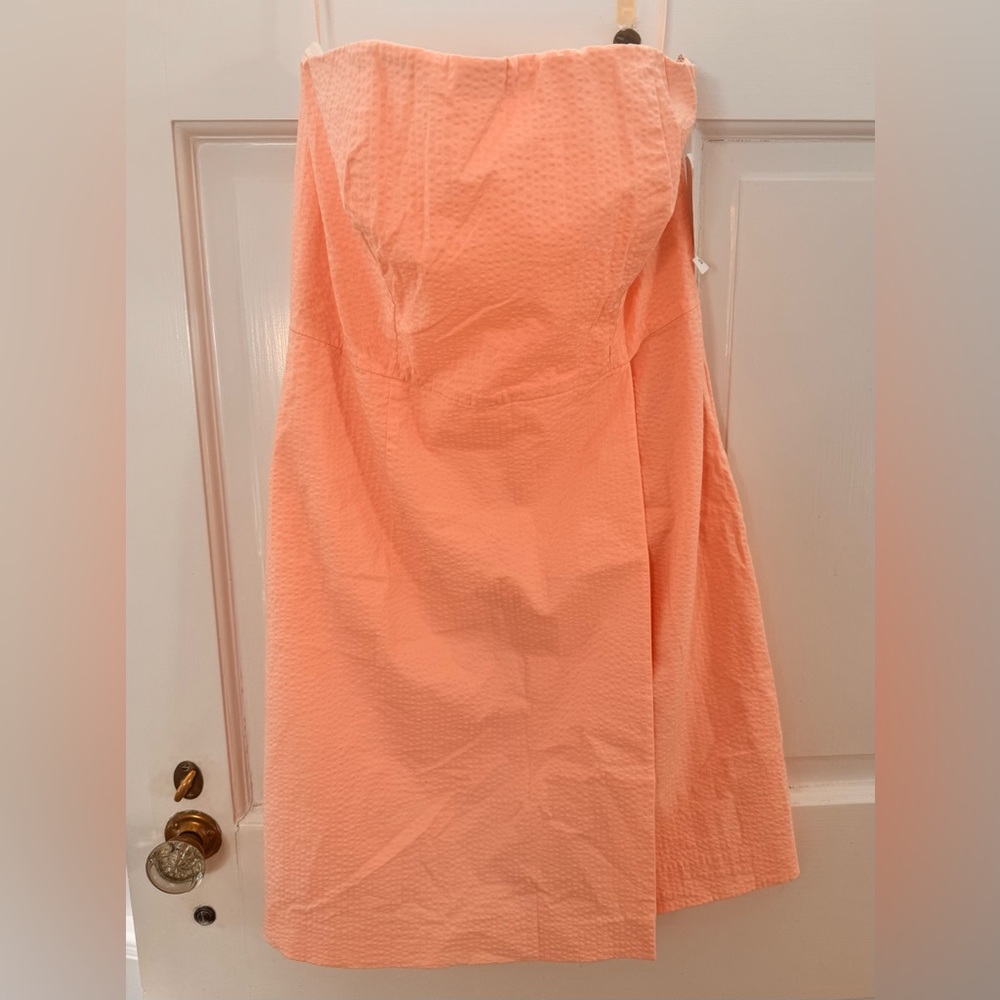 NWT Vineyard Vines Pink Searsucker Dress Sz 10
